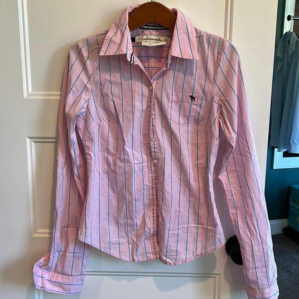 Vintage Abercrombie kids button down shirt